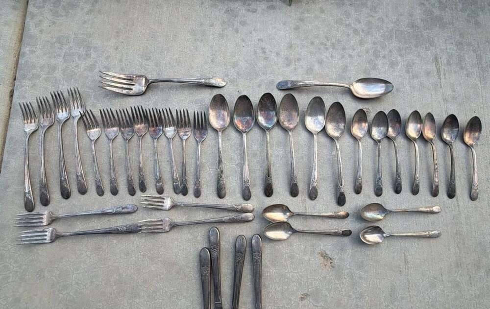 WM Rogers IS Silver Plate Flatware Vintage Silverplated Silverware Lot